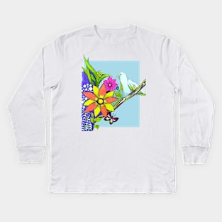 White dove Kids Long Sleeve T-Shirt